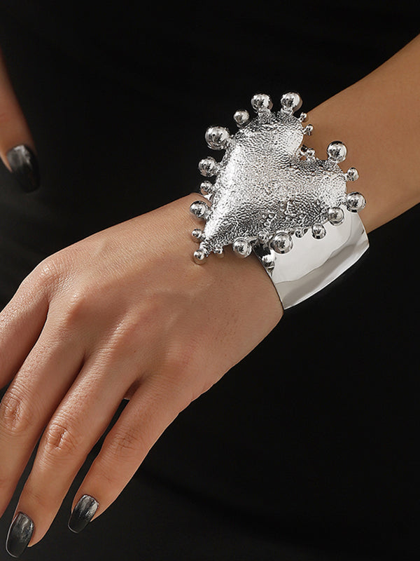 Geometric Heart Shape Ringent Bracelet Accessories