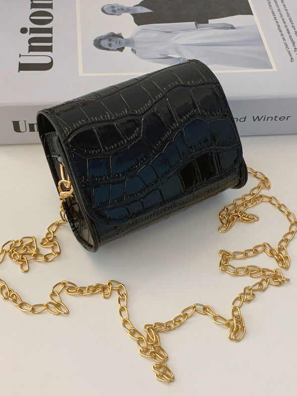 Chains Shiny Split-Joint Bags Crossbody Bags