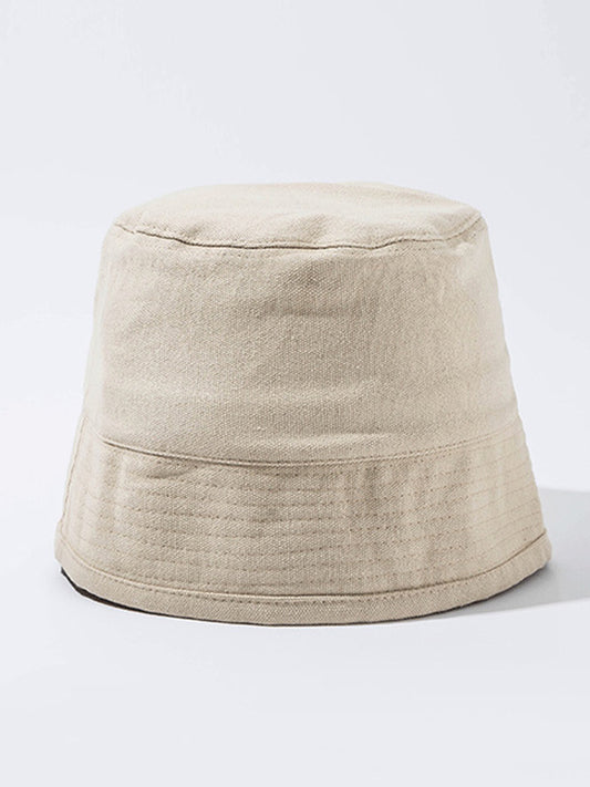 Ramie Cotton Solid Color Vintage Fisherman Hat