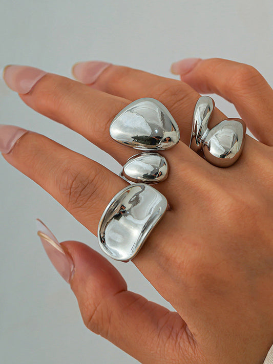 Geometric Ringent Rings Accessories