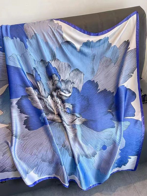 Floral Printed Headband Scarf