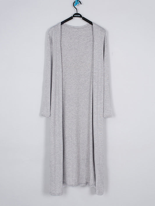 Casual Loose Long Sleeves Solid Color Outerwear