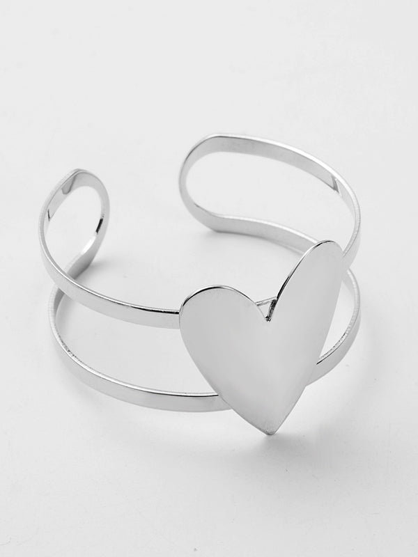 Normcore Geometric Heart Shape Ringent Bracelet Accessories