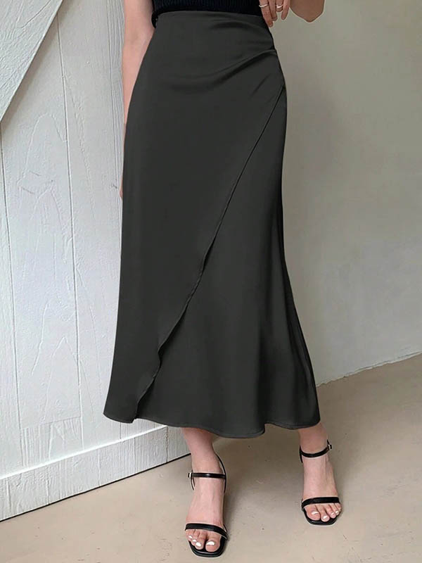 Bodycon Solid Color Skirts Bottoms
