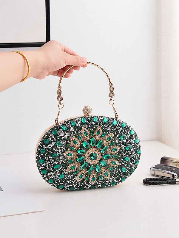 Geometric Shiny Split-Joint Bags Bags Accessories Handbags