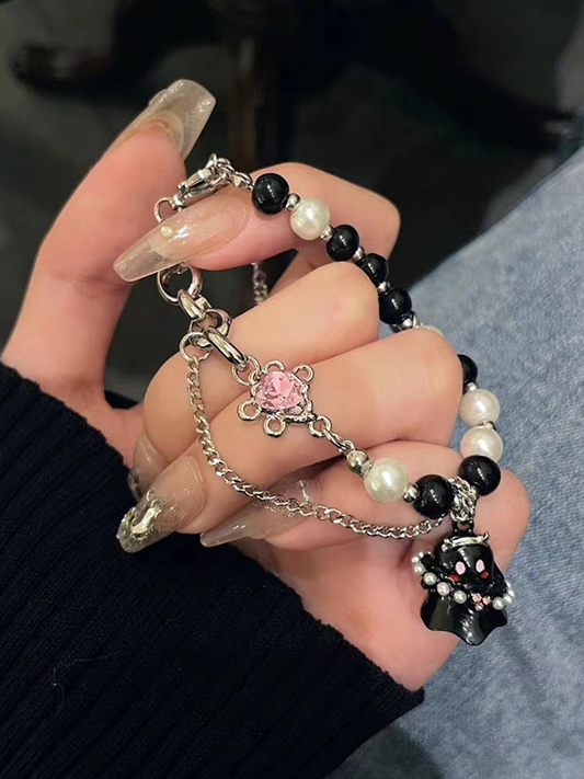 Normcore Chains Rhine Stones Bracelet Accessories