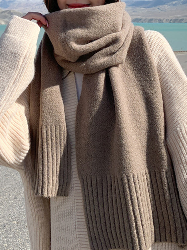 Keep Warm Solid Color Scarf