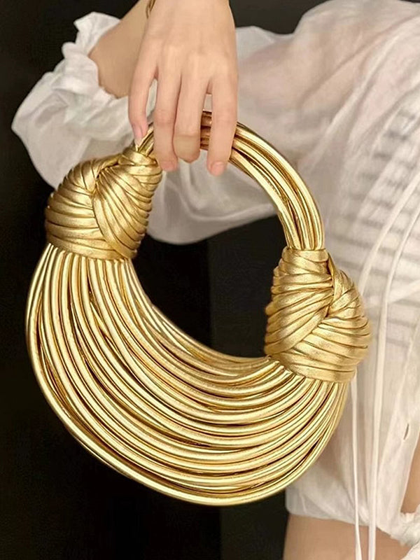 Geometric Zipper Handbags