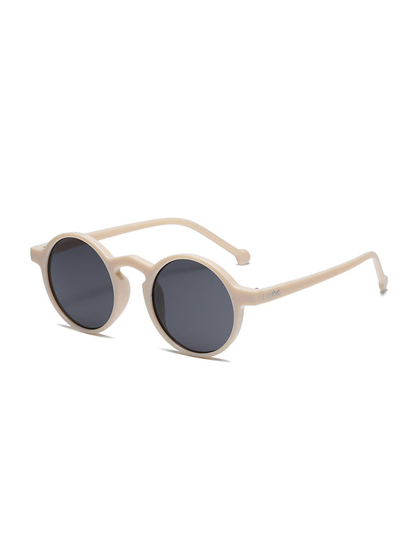 Round Cut Sun Protection Sunglasses Accessories