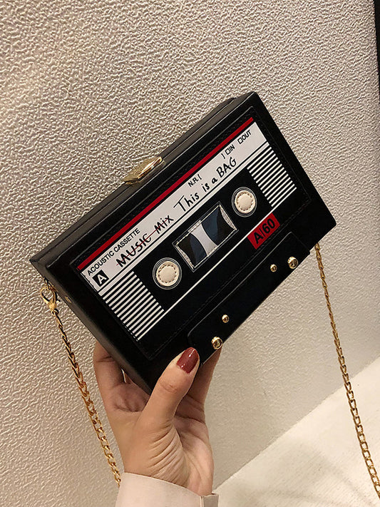 Chains Geometric Split-Joint Shoulder Bags