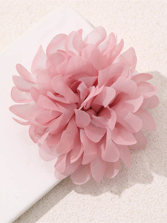 Flower Shape Gauze Brooch Accessories