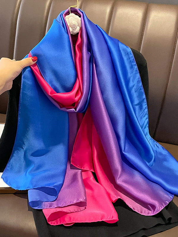 Leisure Fashion Gradient Keep Warm Scarf