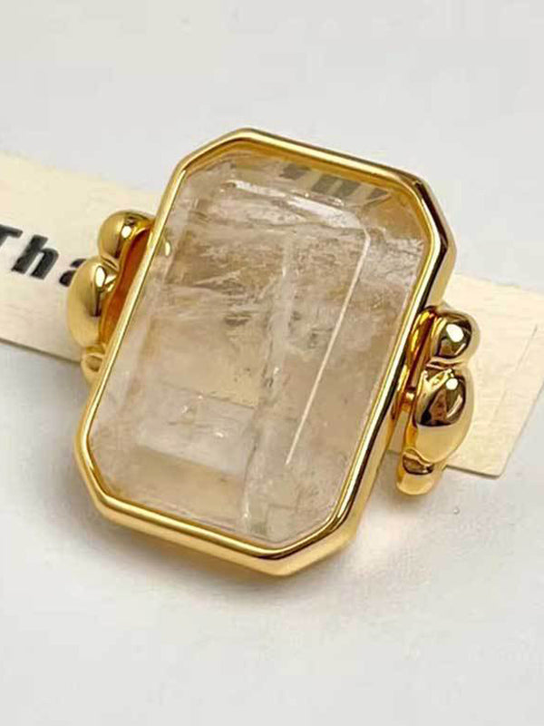 Geometric Split-Joint Rings Accessories