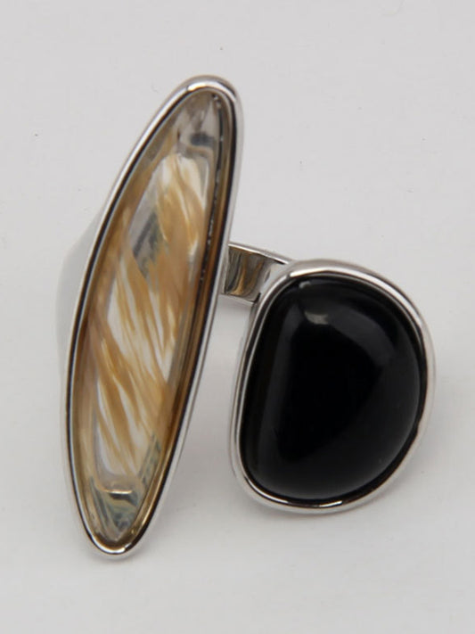 Geometric Shiny Rings Accessories