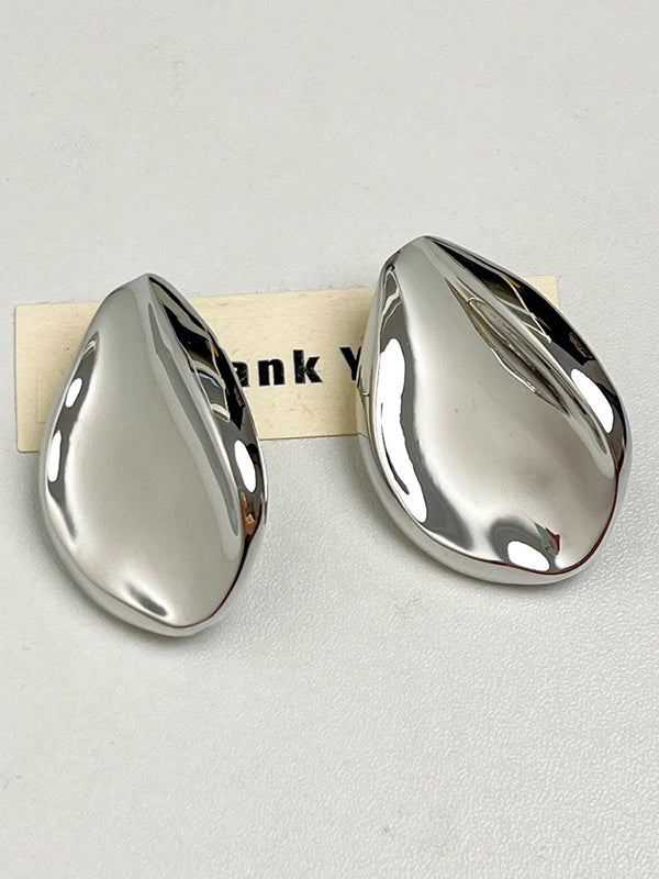 Geometric Shiny Earrings Accessories