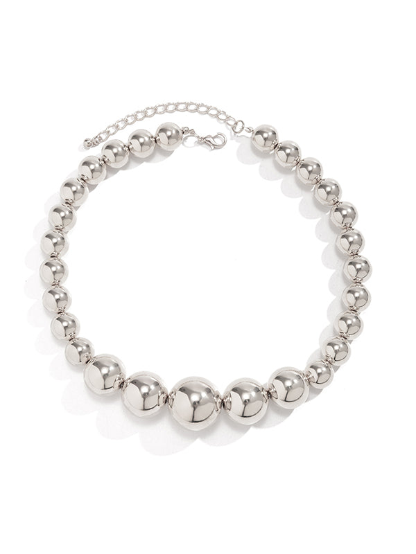 Beaded Solid Color Dainty Necklace Necklaces Accessories