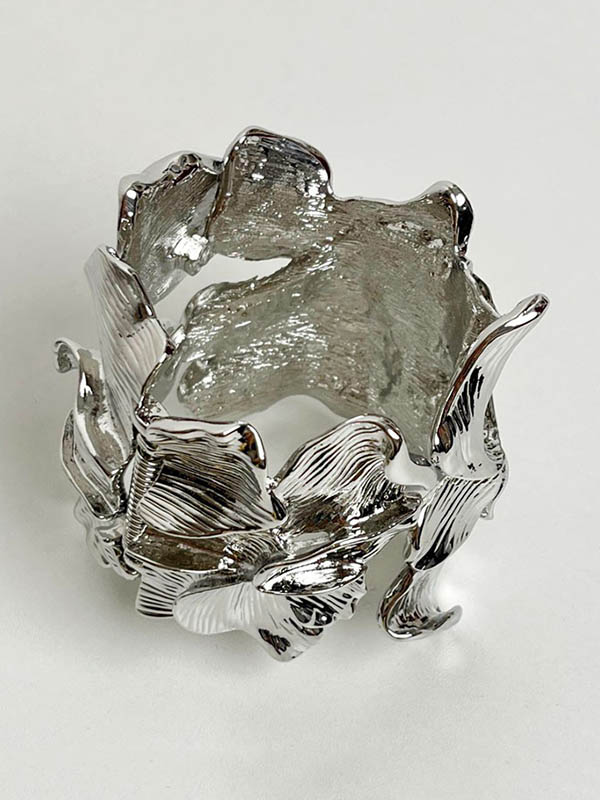 Geometric Pleated Solid Color Bracelet Accessories