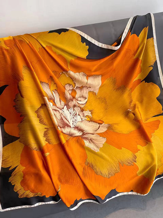 Floral Printed Headband Scarf