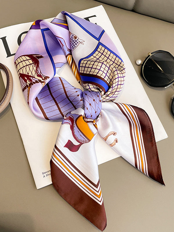 Square Animal Printed Scarfs&Hats