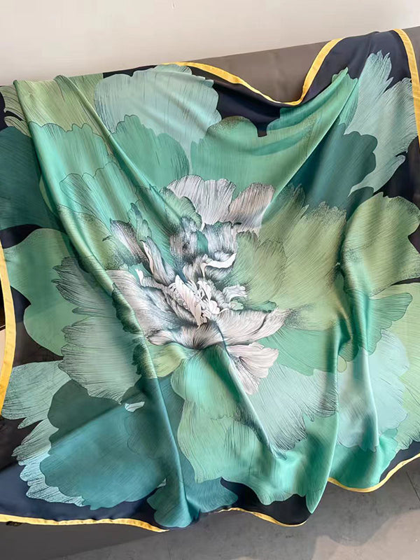 Floral Printed Headband Scarf